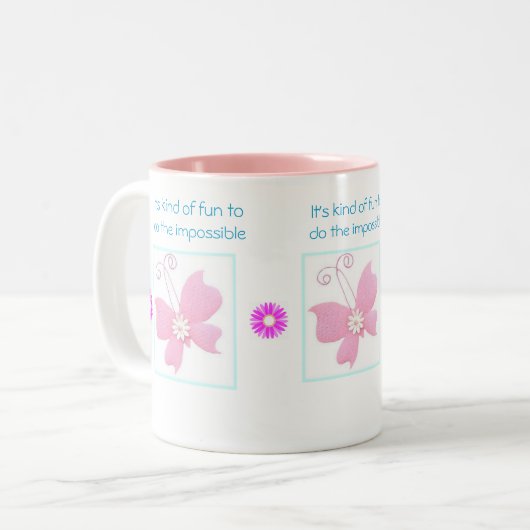 Mok van botervlieskoffie (Voorkant links)