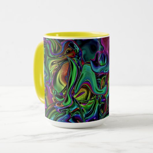 Mok van brainsmeltkoffie (Voorkant links)