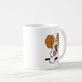 Mok van British Brittany Spaniel Cartoon Dog (Voorkant rechts)