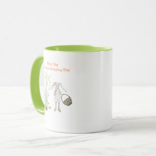 Mok van Bunny Coffee Spring Green (Voorkant links)