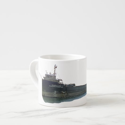 Mok van Cadillac espresso (Links)