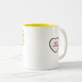 Mok van Cardigan Corgi Tri-Col Coffee van de valen (Voorkant rechts)