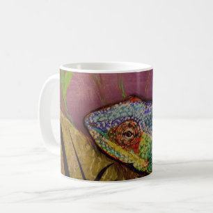 Mok van Chameleon met Oorspronkelijke illustratie