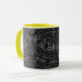 Mok van Charcoal Mandala Coffee (Voorkant links)