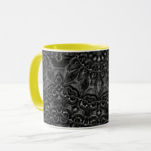 Mok van Charcoal Mandala Coffee (Voorkant links)