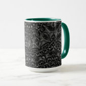 Mok van Charcoal Mandala Coffee (Voorkant rechts)