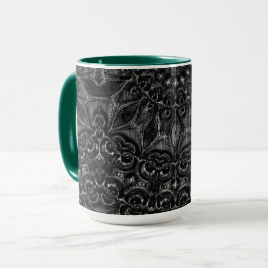 Mok van Charcoal Mandala Coffee (Voorkant links)