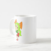mok van chibi bunnygirl koffie (Voorkant links)