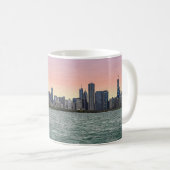 Mok van Chicago Skyline Painterly Coffee (Voorkant rechts)
