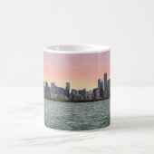 Mok van Chicago Skyline Painterly Coffee (Center)