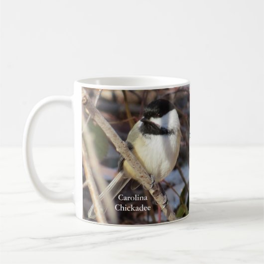Mok van Chickadee Coffee door BirdingCollectibles (Links)