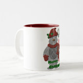 mok van chistmas - koffie (Voorkant links)