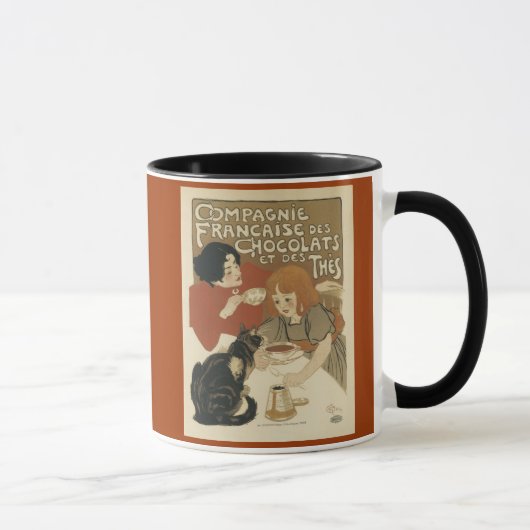 Mok van chocolade en koffie (Rechts)