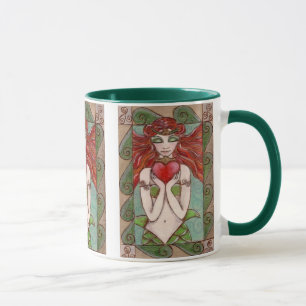 mok van claddagh mermaid koffie