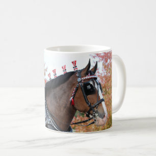Mok van Clydesdale paard