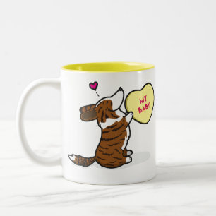 Mok van Coffee van valentijns 2015-Cardigan Corgi-