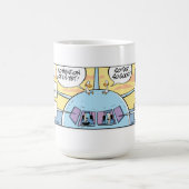 Mok van Coffee voor Cartoon van pilootchecklist (Center)