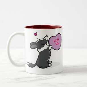 Mok van Corgi-Black Coffee van de valentijns 2015-