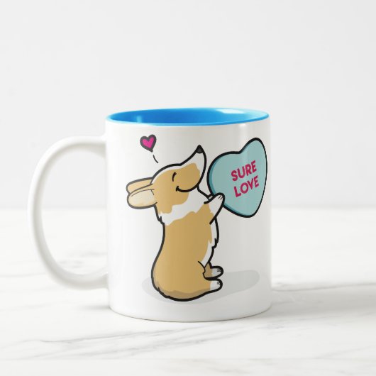 Mok van Corgi-Red Coffee van valentijns 2015-Pembr (Links)