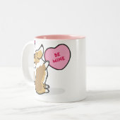 Mok van Corgi-Sable Coffee van de valentijns 2015- (Voorkant links)