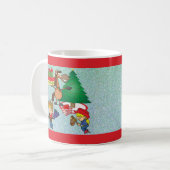 Mok van cowboy-Kinderen en paardenCartoon (Voorkant links)