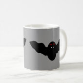 Mok van Creepy Halloween Vampire Bat (Voorkant rechts)