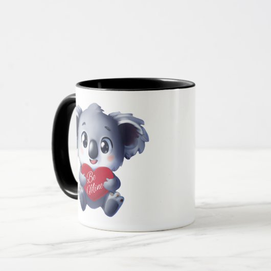 Mok van Cute Koala Valentijns (Voorkant links)