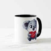 Mok van Cute Koala Valentijns (Voorkant rechts)