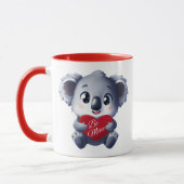Mok van Cute Koala Valentijns (Links)