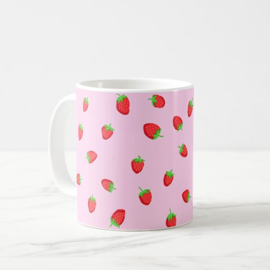 Mok van Cute Strawberry (Voorkant links)