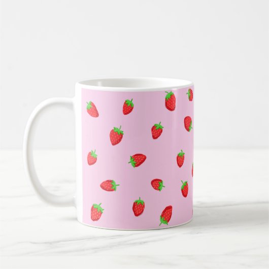 Mok van Cute Strawberry (Links)