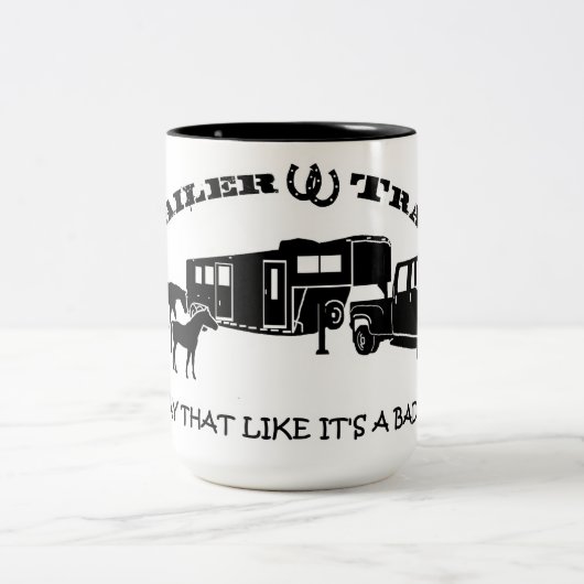 Mok van de aanhangwagen van het vuilnispaard (Center)