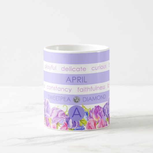 Mok van de aanjager en Gem Stripe april (Center)