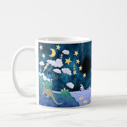 Mok van de aarde - regenboogbos (Links)