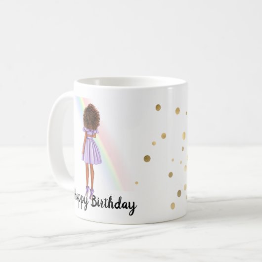 Mok van de Afrikaanse Amerikaanse Vrouw (Voorkant links)