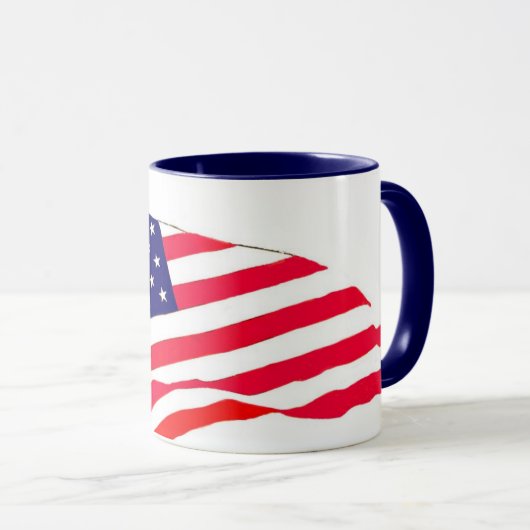 Mok van de Amerikaanse vlaggolven (Voorkant rechts)