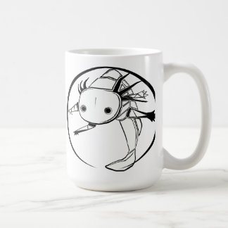 Mok van de Axolotl cirkel (wit)