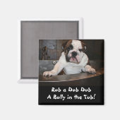 Mok van de badtijd magneet (Voorkant / Achterkant)