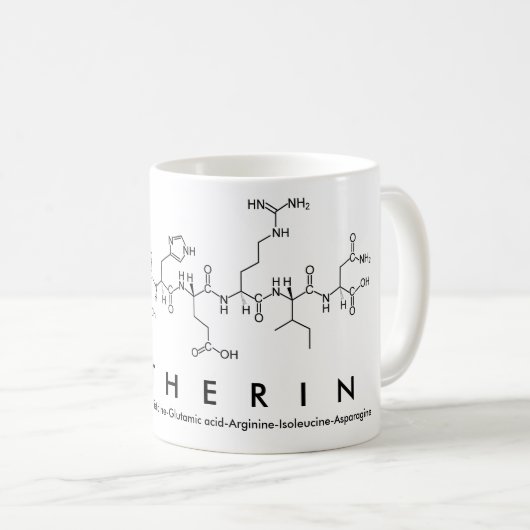 Mok van de benaming Katherin peptide (Voorkant rechts)