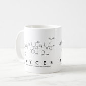 Mok van de benaming Kaycee peptide (Voorkant links)