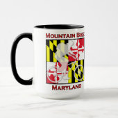 Mok van de bergachtige Bike Maryland Coffee (Links)
