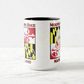 Mok van de bergachtige Bike Maryland Coffee (Midden)