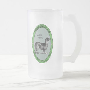Mok van de bevroren Llama Beer