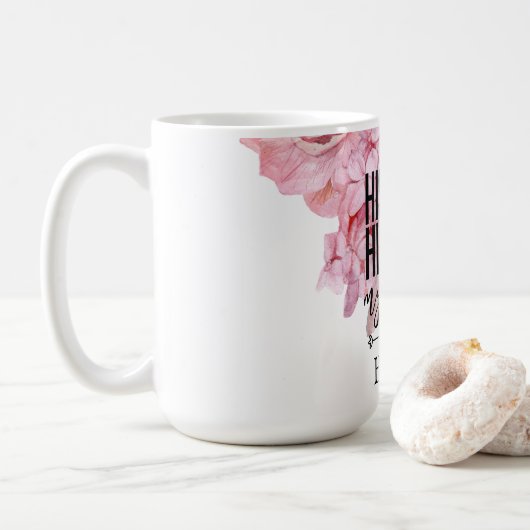Mok van de Bijbelse Verse Trendy Waterverf (Met donut)