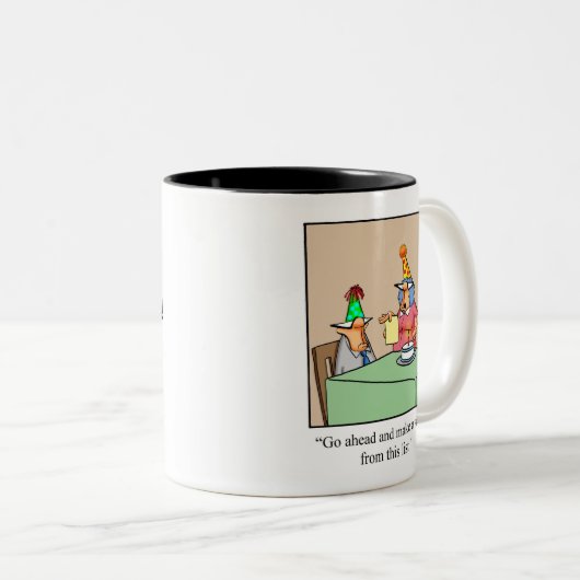 Mok van de Birthday Humor voor hem (Voorkant rechts)