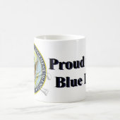 Mok van de blauwe lijst van FEMA-kamp (Center)