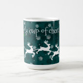 Mok van de blauwgroen Slaap- en rendierkoffie van (Center)