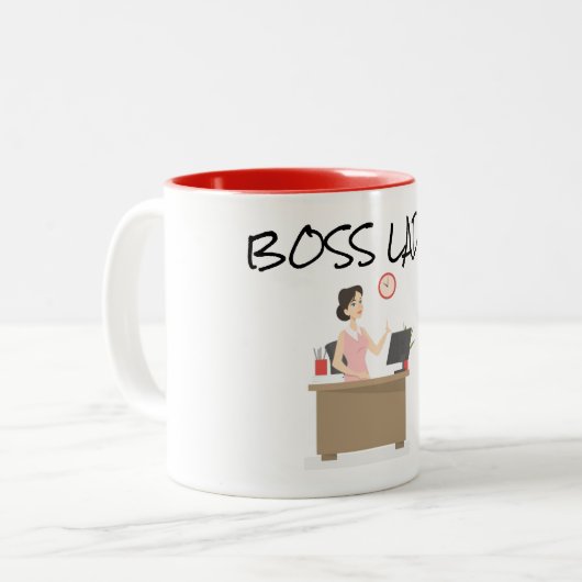 *** MOK van de BOSS LADY** (Voorkant links)