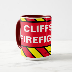 MOK VAN DE BRANDWEERMAN AAN DE KLIF