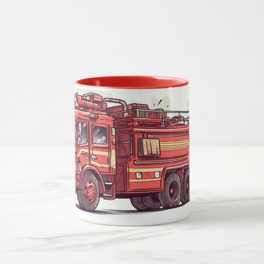 Mok van de brandweermotor (Midden)